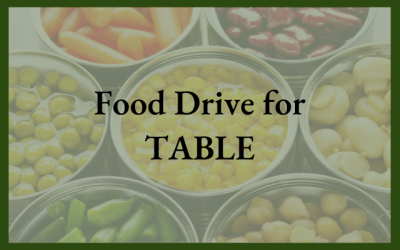 Food Drive for TABLE (Oct. 6)